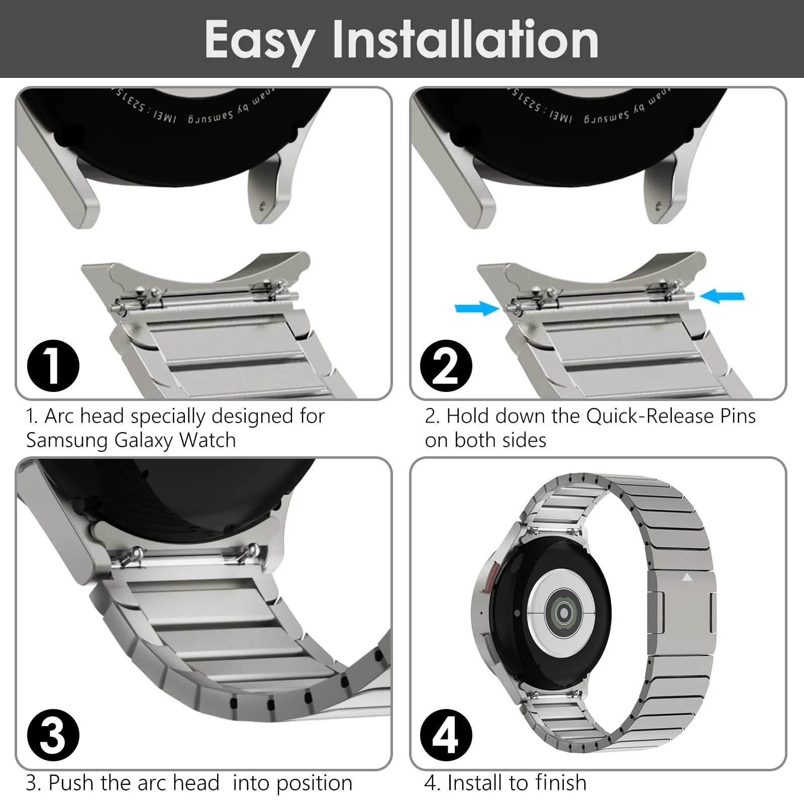 Galaxy Watch Steel Band | S04