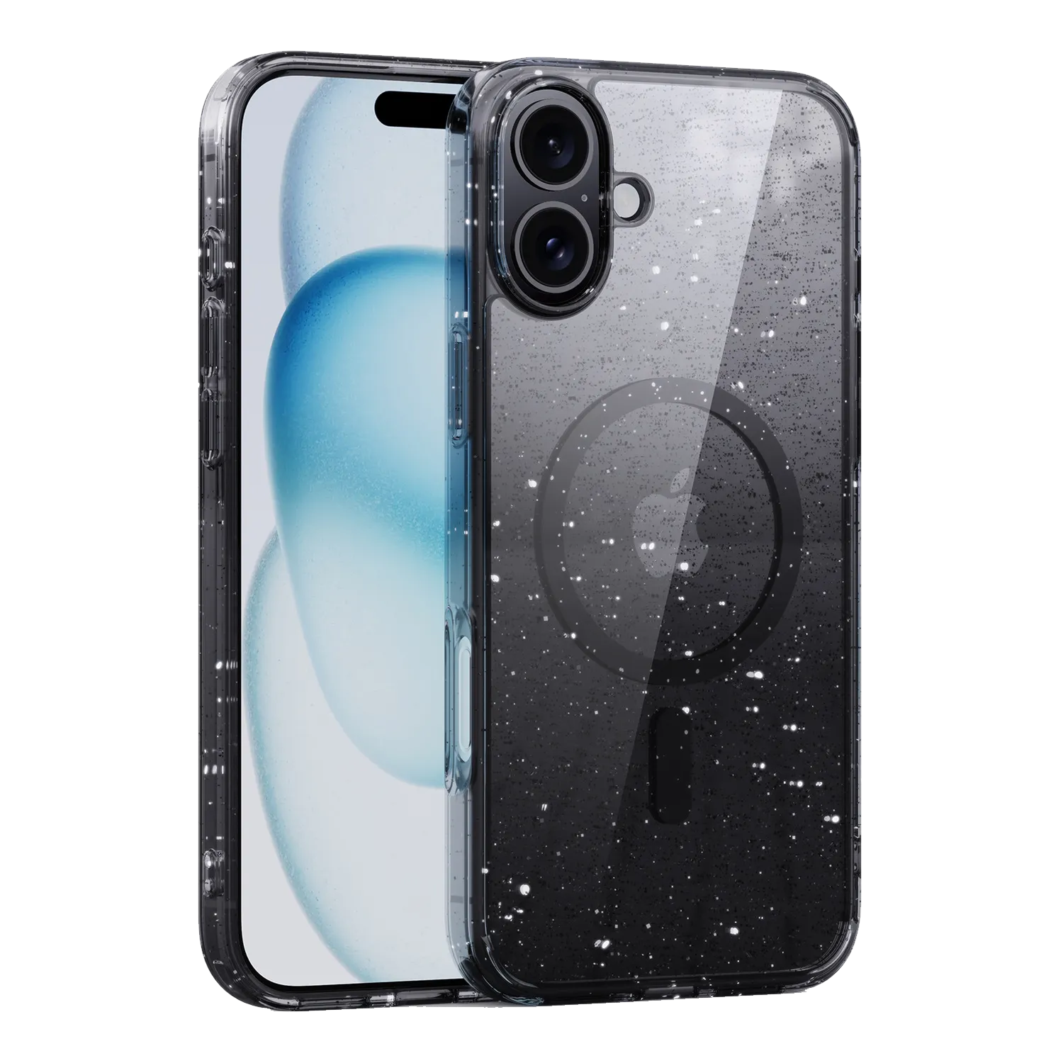 New Glitter Apple iPhone 16 Plus Clear Case with MagSafe