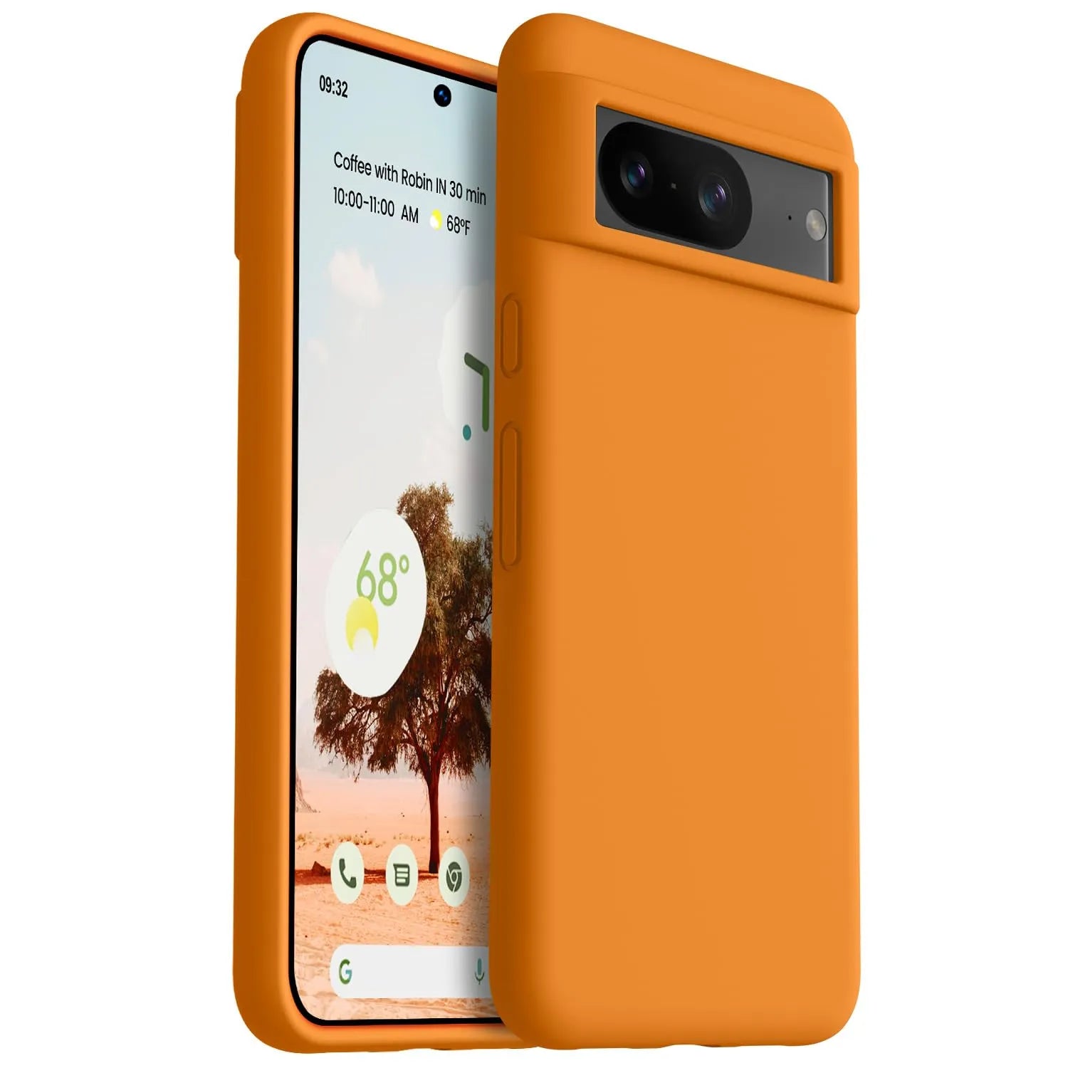 Pixel 8 Pro silicone case - apricot