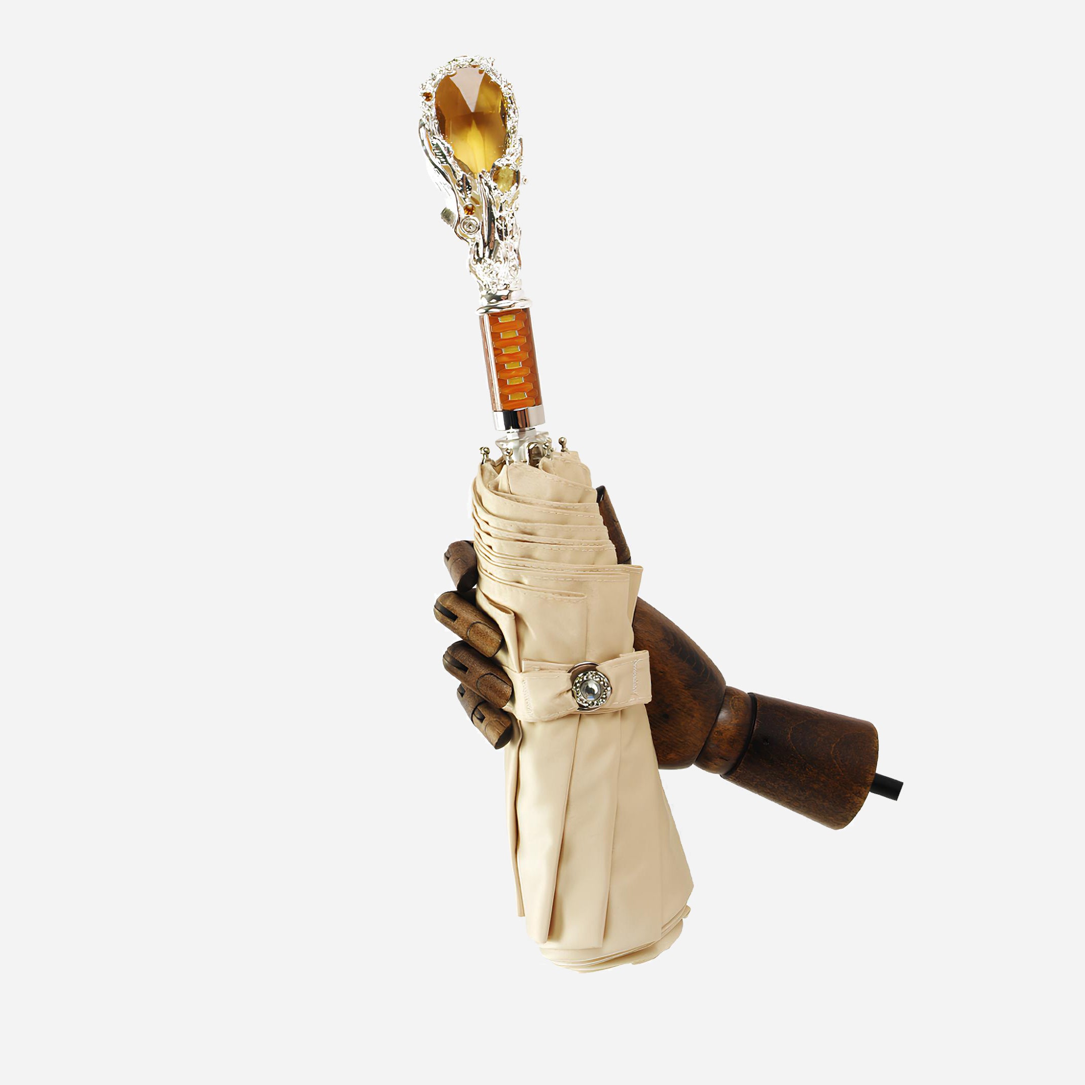 Premium Folding Umbrella with Jewels Handle