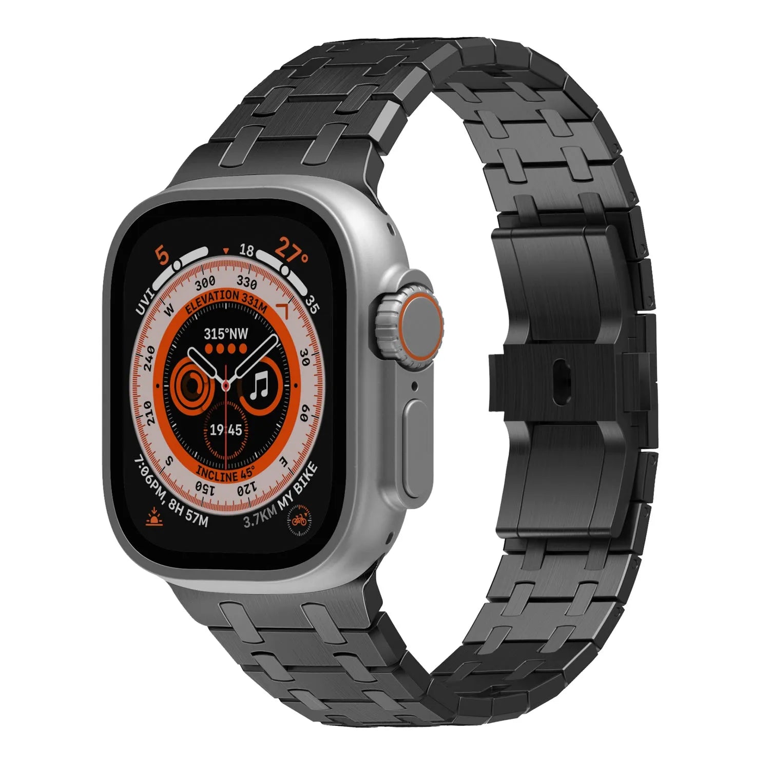 Apple Watch steel band#color_black