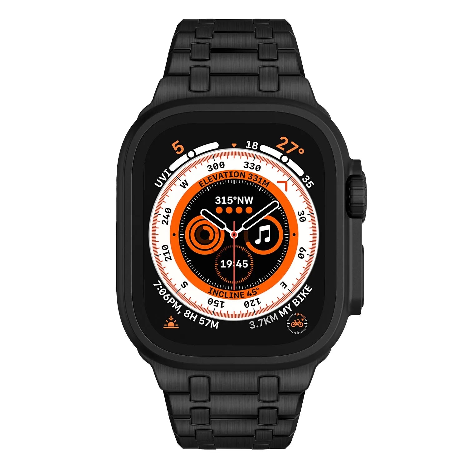 Apple Watch steel band#color_black