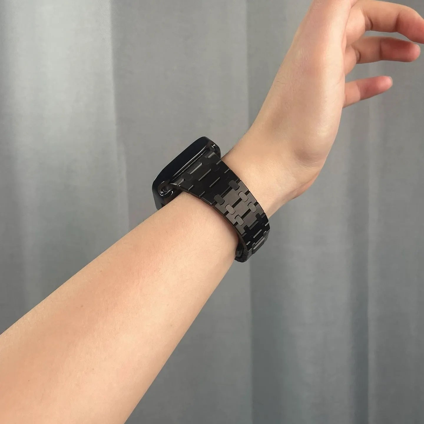 Apple Watch steel band#color_black
