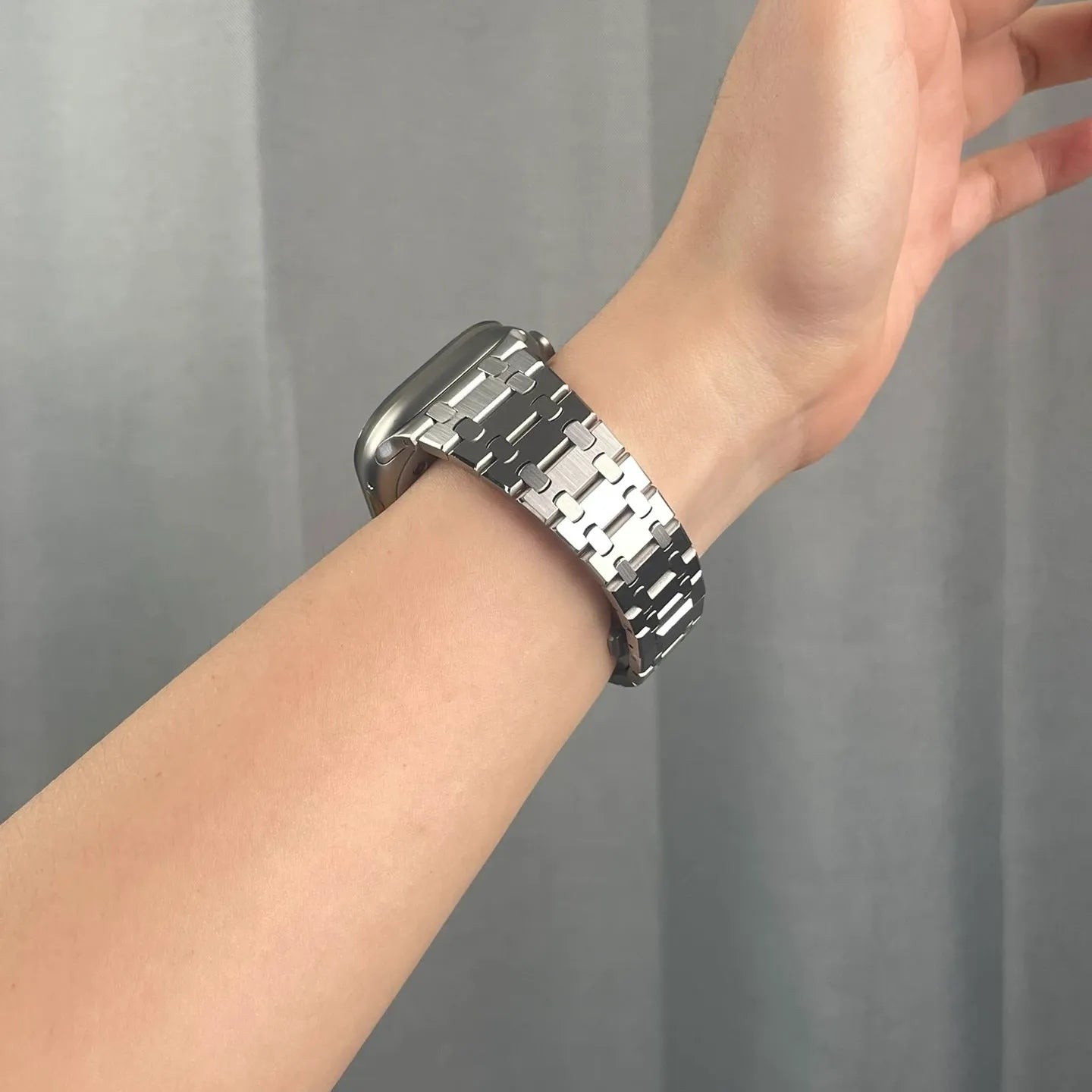 Apple Watch steel band#color_silver