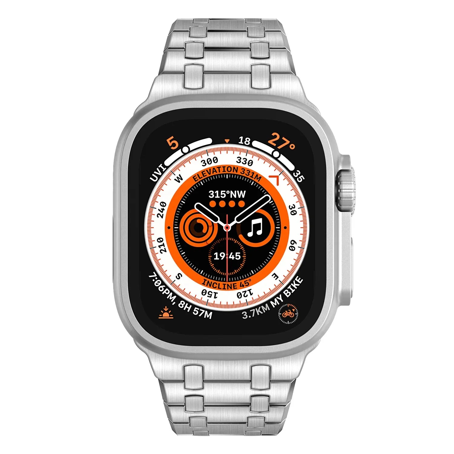 Apple Watch steel band#color_silver