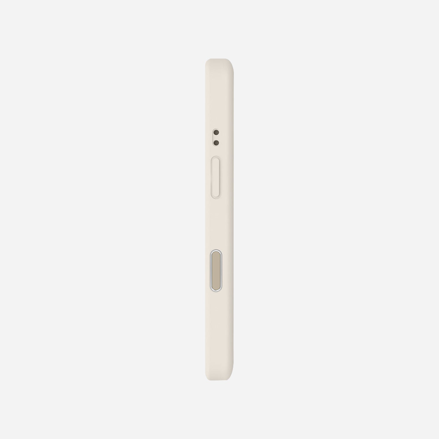 Magnetic iPhone 16 Pro Max silicone case#color_antique white