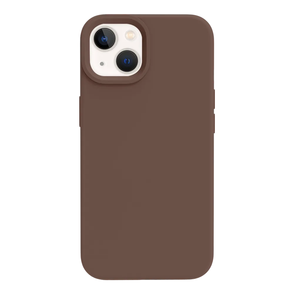 iPhone 13 silicone case - light brown#color_light brown