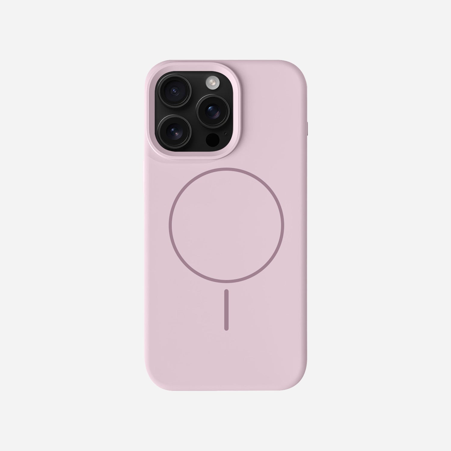 New iPhone 15 Silicone Case with MagSafe - Super Magnetic Ice Pink