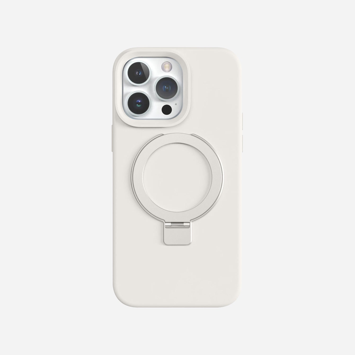 iPhone 15 Pro Max Silicone Case with Stand