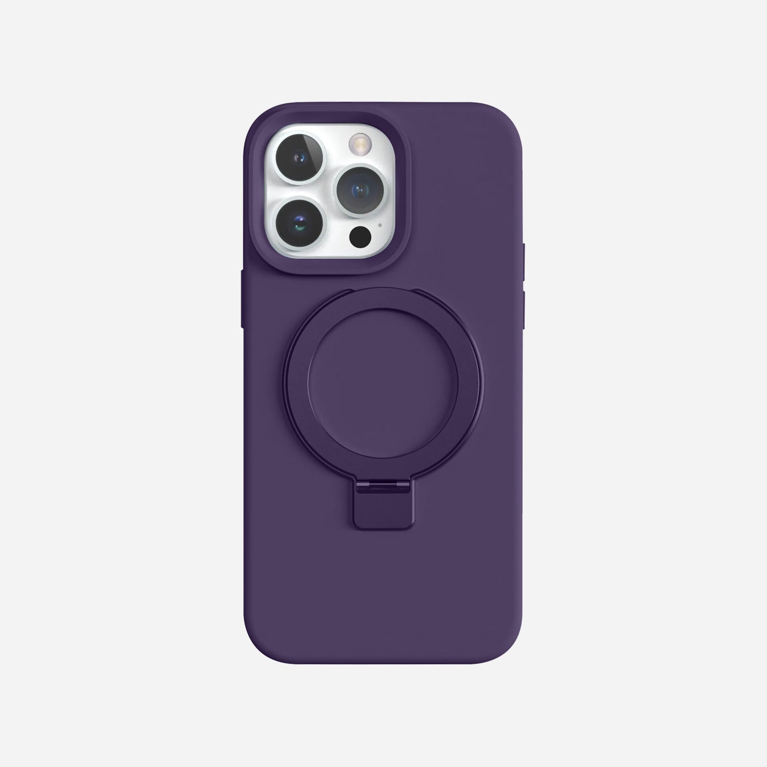 iPhone 15 Pro Max Silicone Case with Stand