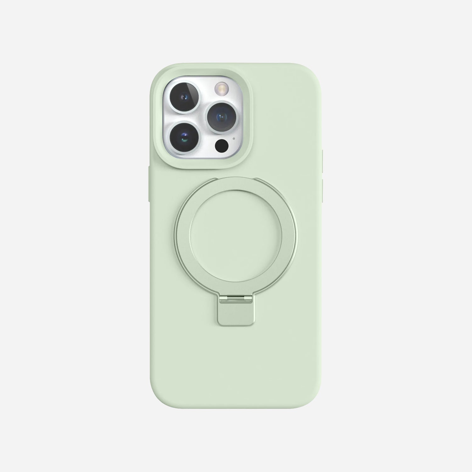 iPhone 15 Pro Max Silicone Case with Stand