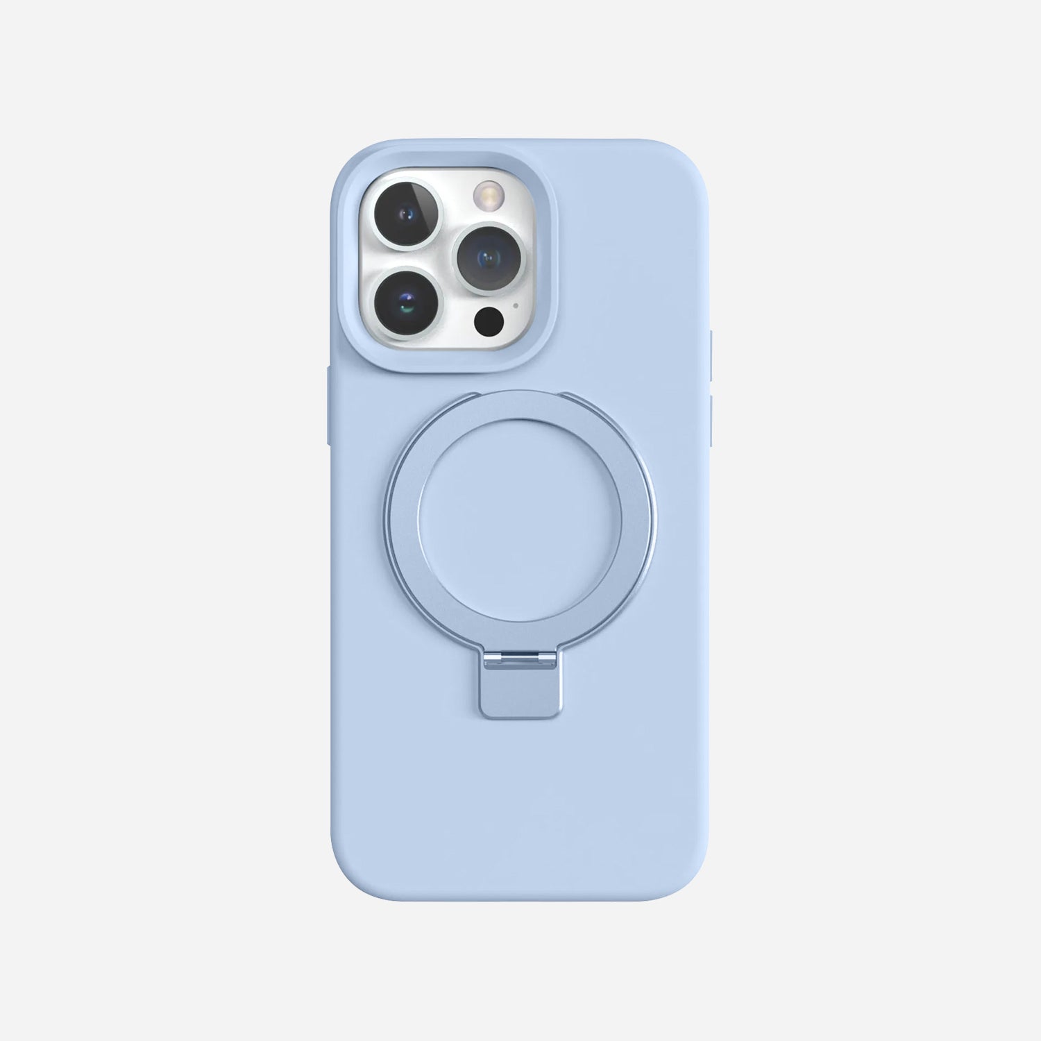 iPhone 15 Pro Max Silicone Case with Stand