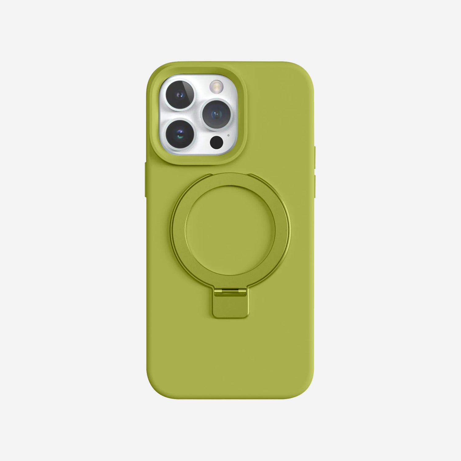 iPhone 15 Pro Max Silicone Case with Stand
