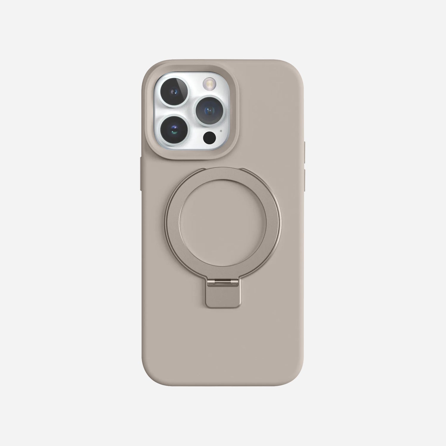 iPhone 15 Pro Max Silicone Case with Stand