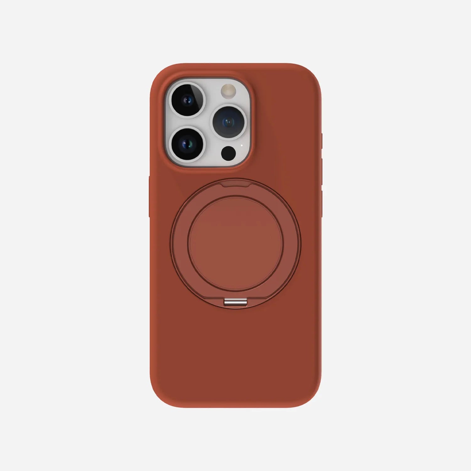 iPhone 15 Silicone Case with Stand