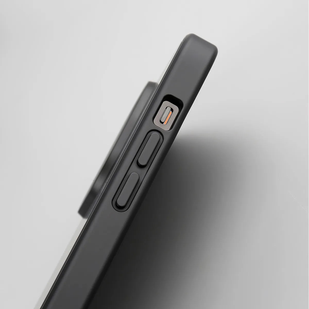 iPhone 15 Pro Max matte case with MagSafe side bezel details
