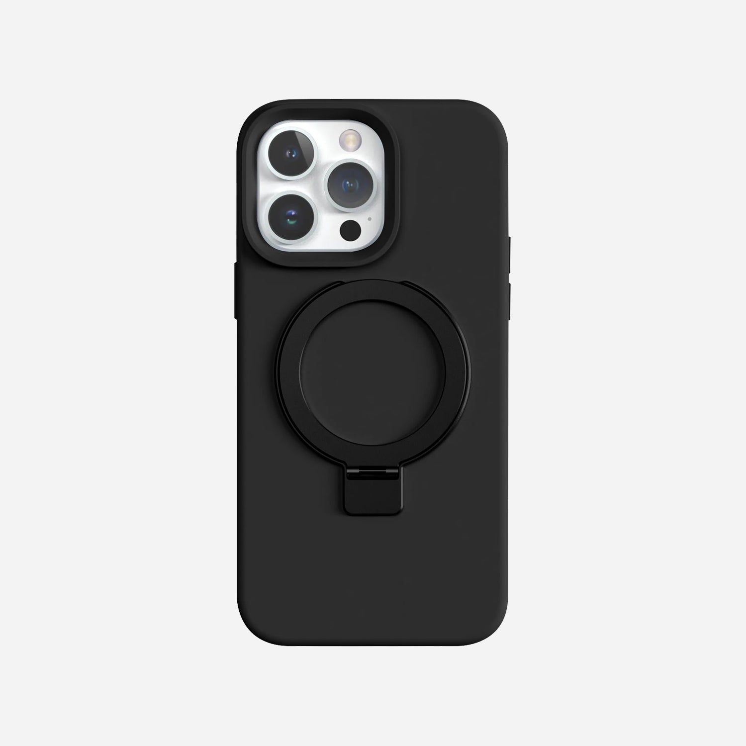 iPhone 15 Pro Max Silicone Case with Stand