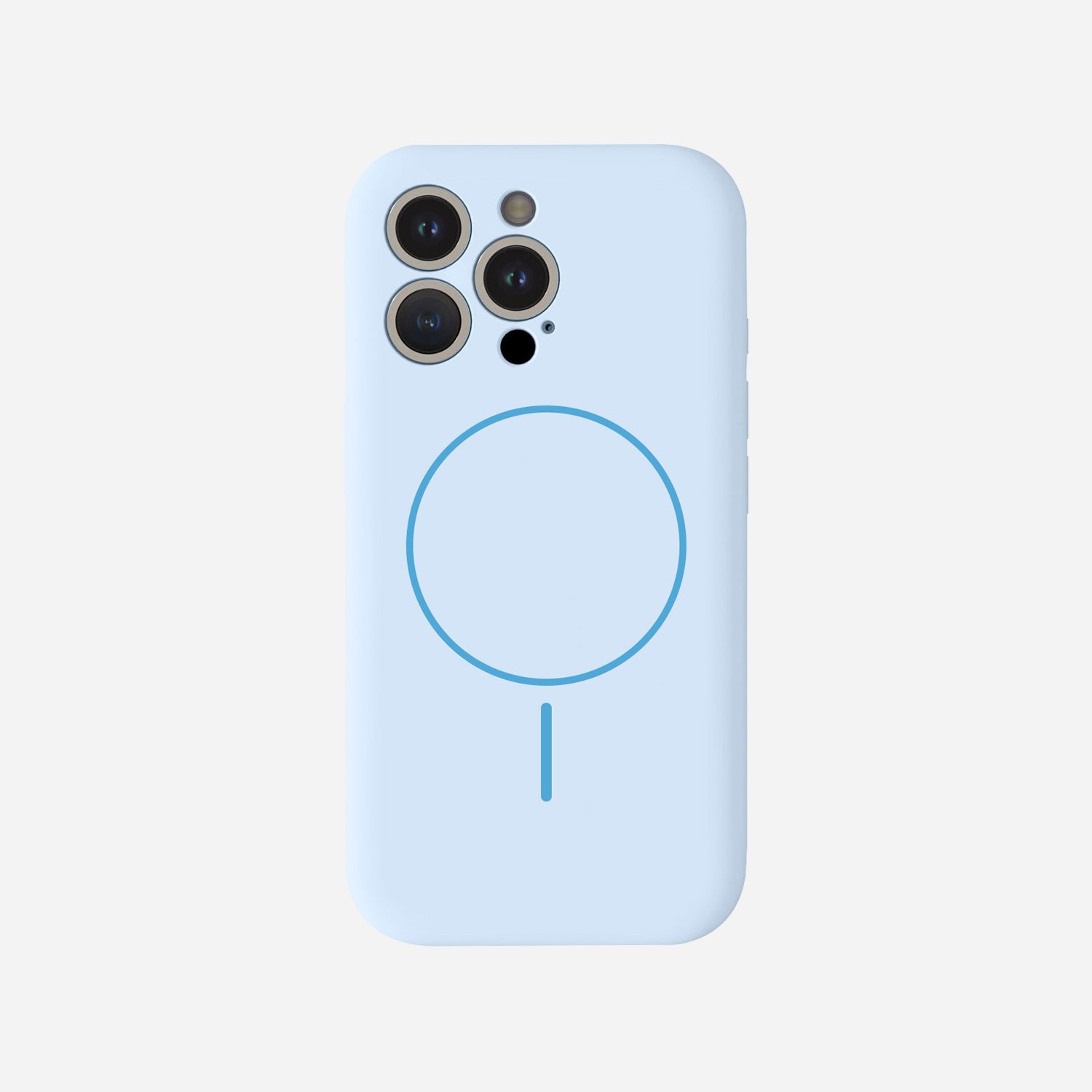 iPhone 16 Pro Max silicone case with MagSafe#color_mystery blue
