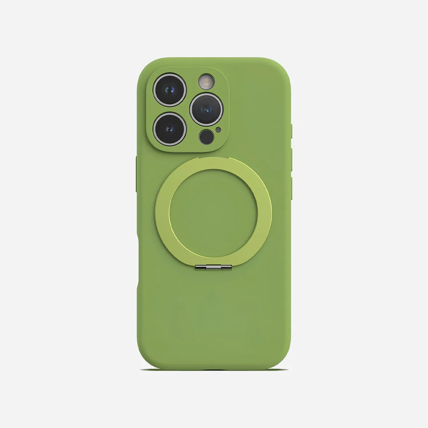 Best Shockproof iPhone 15 Pro Max Silicone Case with Stand