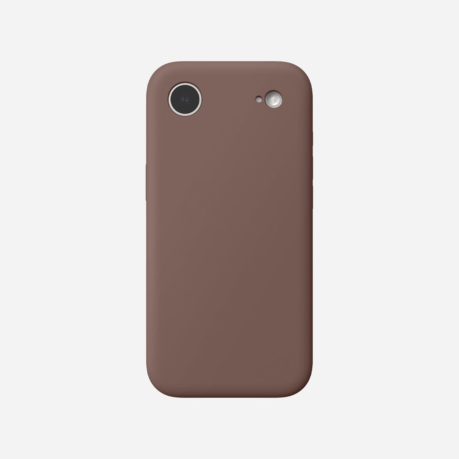 Best iPhone Air Silicone Case - Camera Control Button & Full Camera Protection - Flush Back Design Chocolate
