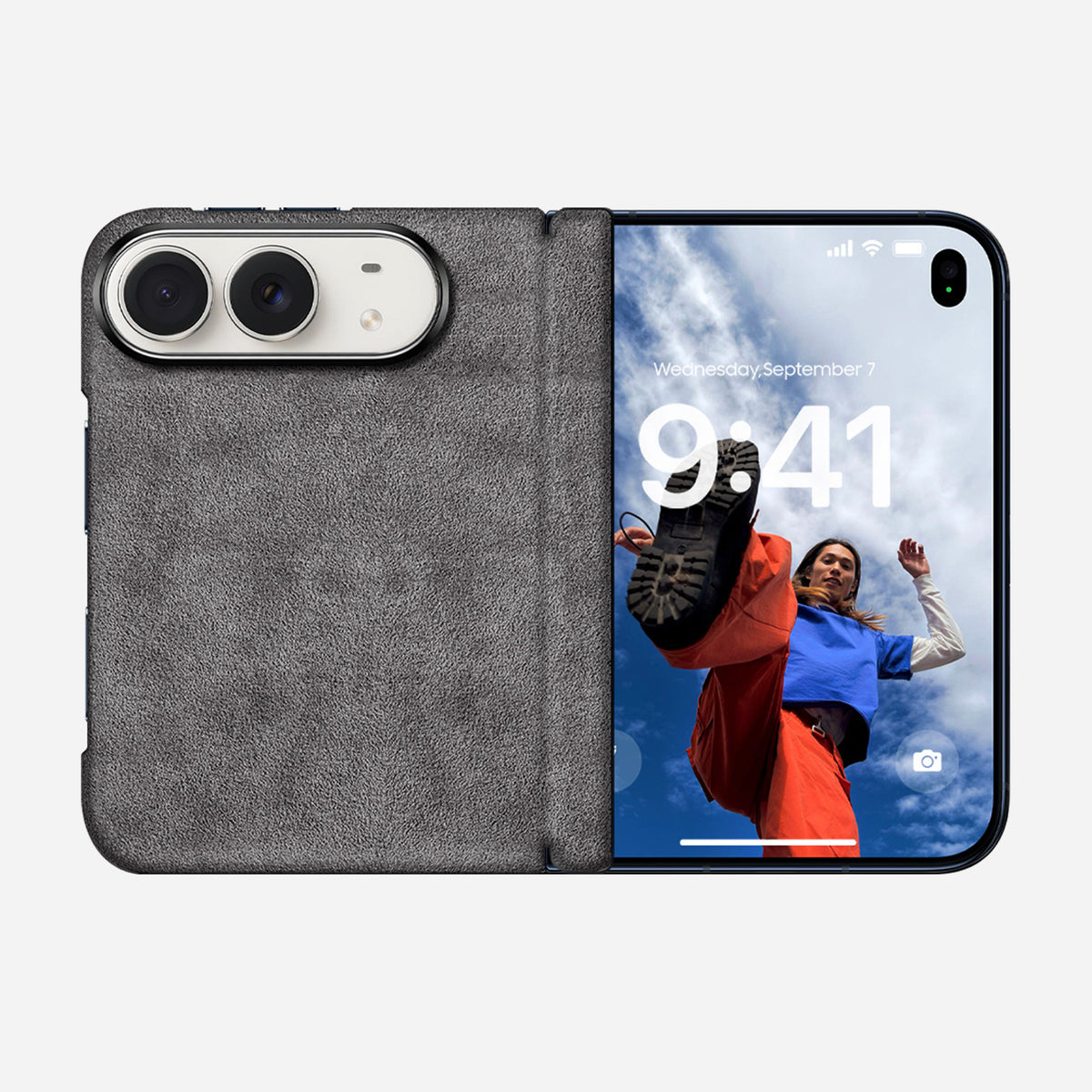 iPhone Duo Alcantara Case