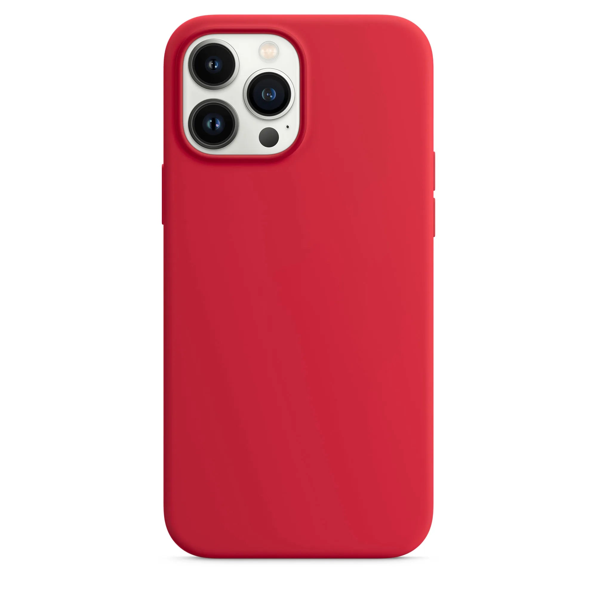 iPhone 13 Pro silicone case with MagSafe - red