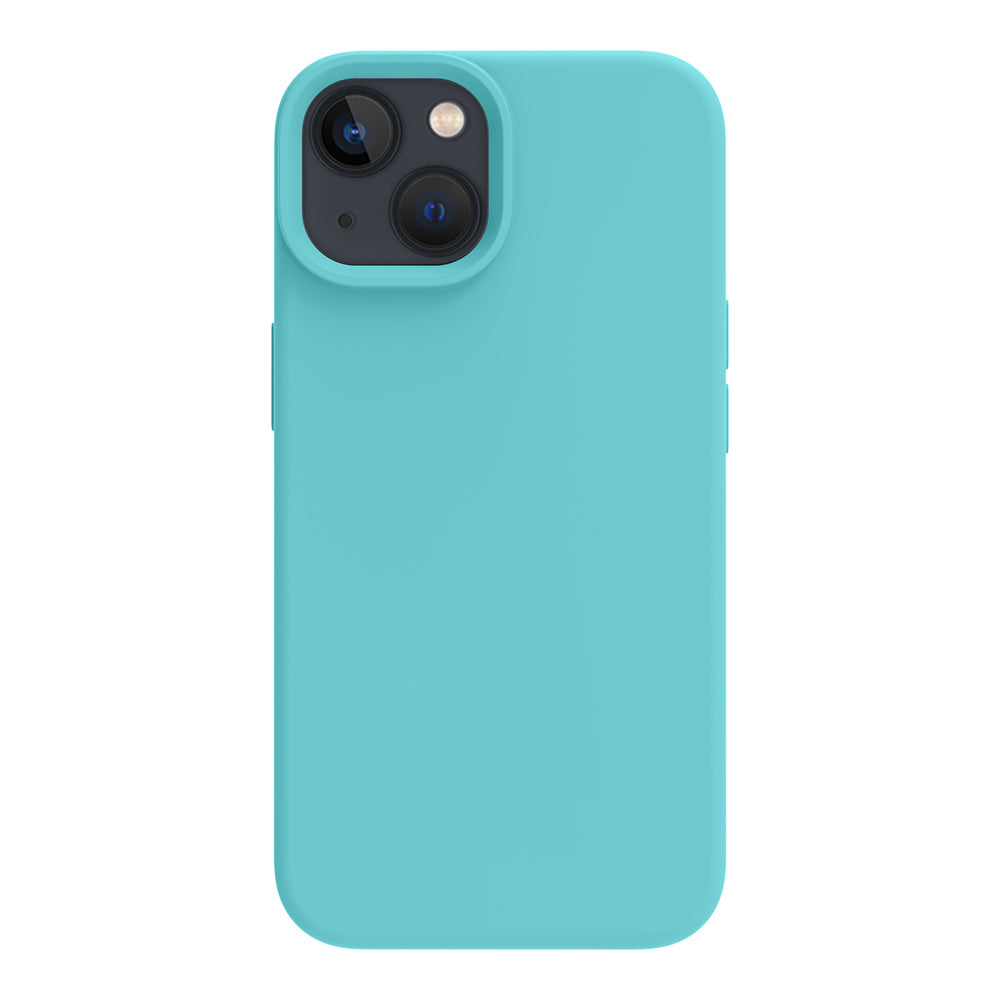iPhone 14 Plus silicone case - sky blue#color_sky blue
