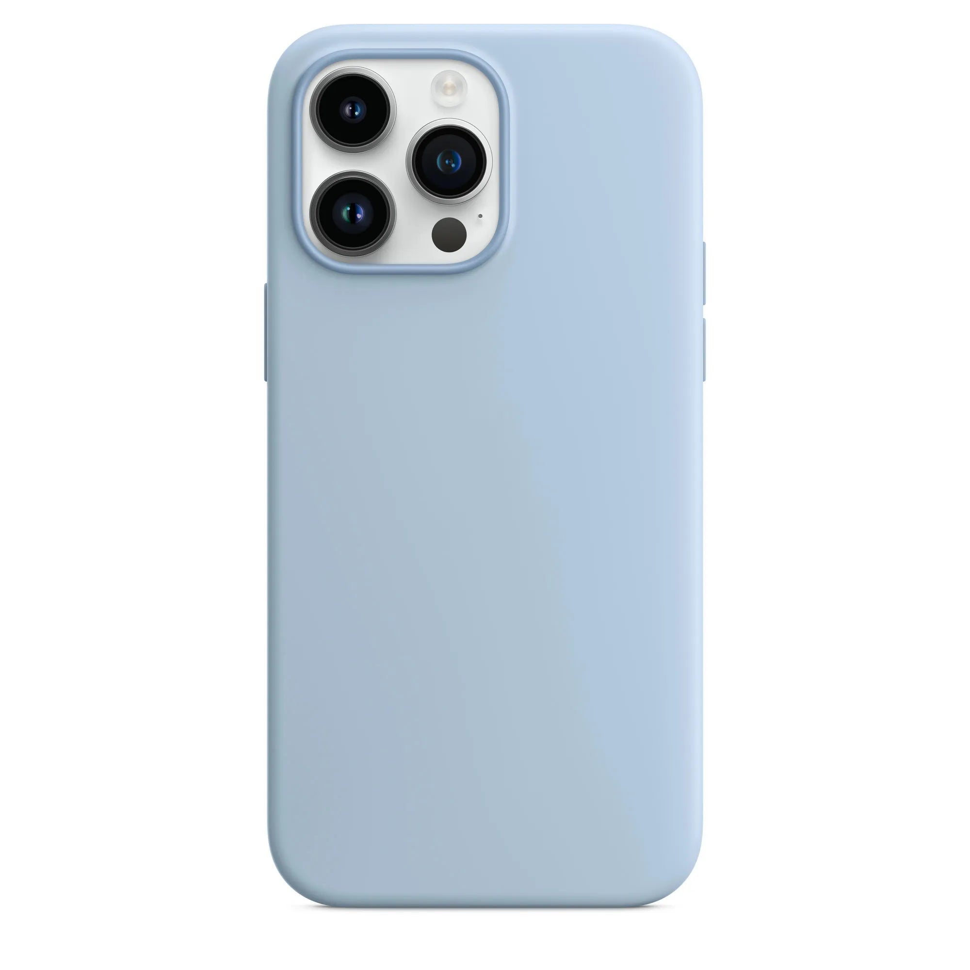 iPhone 14 Pro Max silicone case with MagSafe - light blue