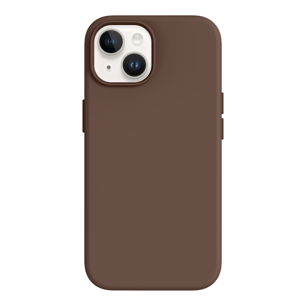 iPhone 15 Plus silicone case#color_chocolate