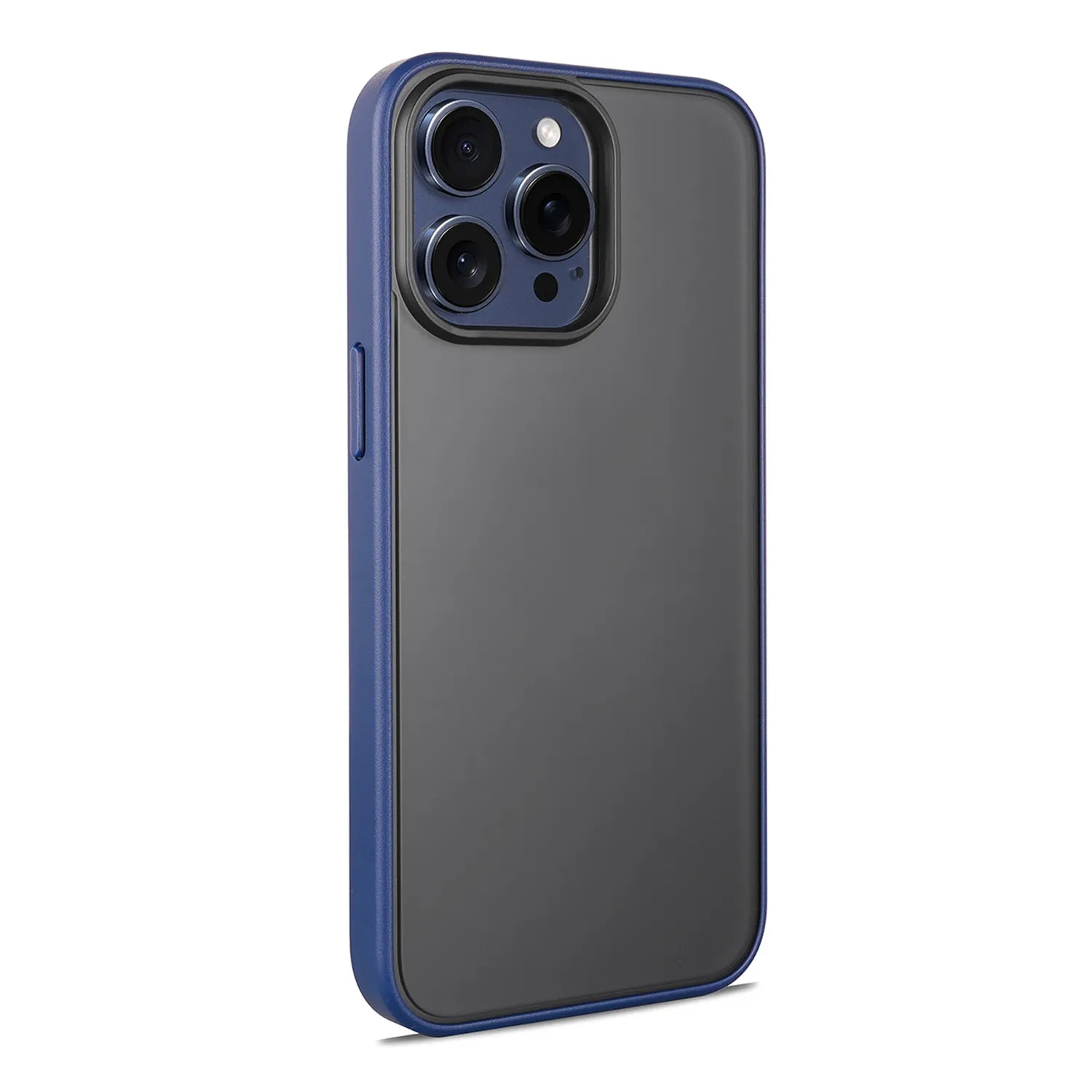 iPhone 15 Pro matte case - navy blue