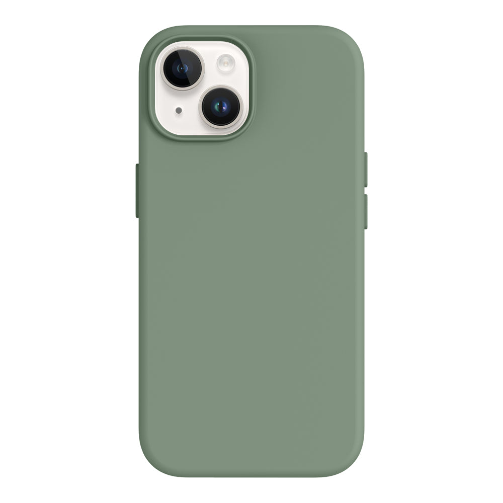 iPhone 15 silicone case#color_calke green