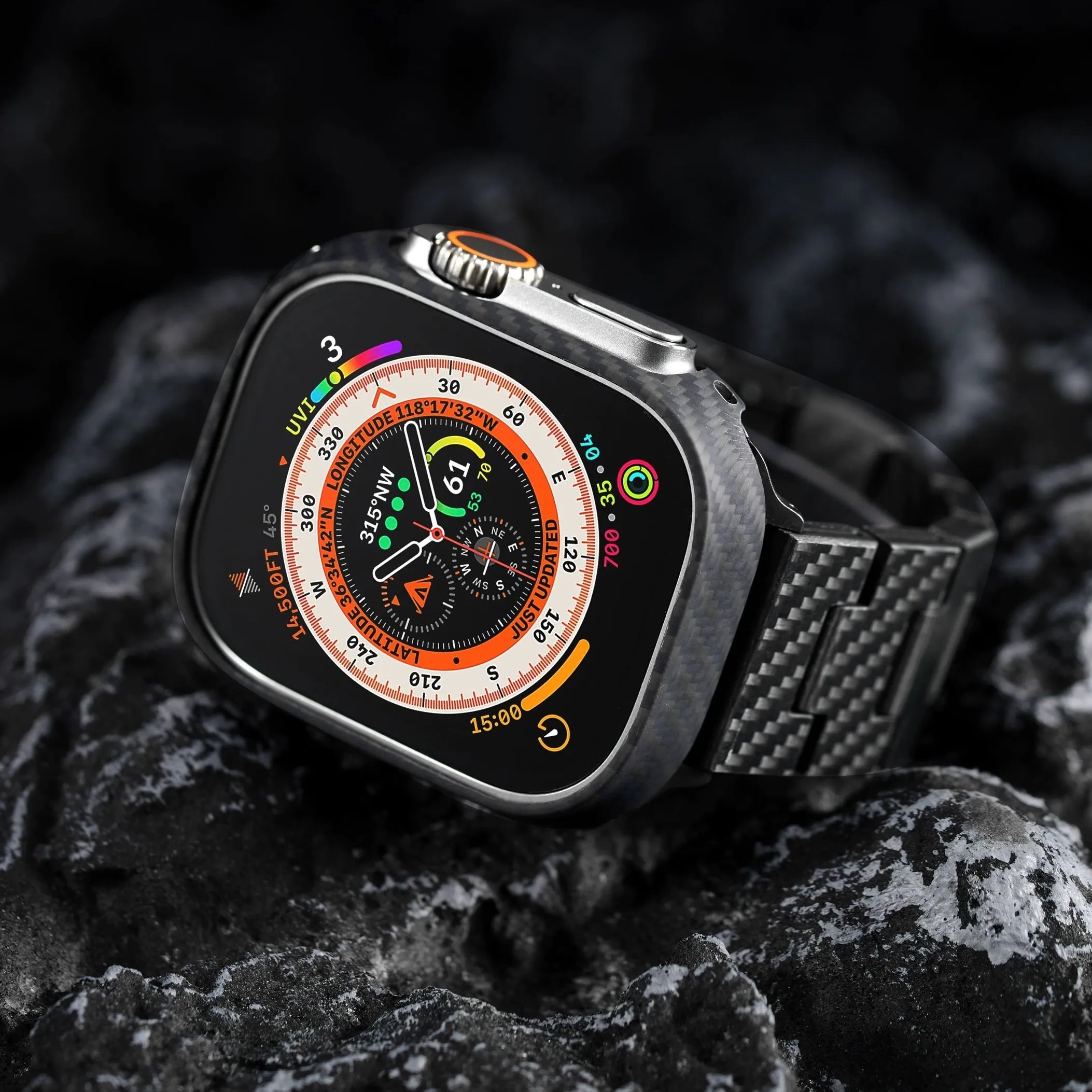 Aramid Fiber Apple Watch Case