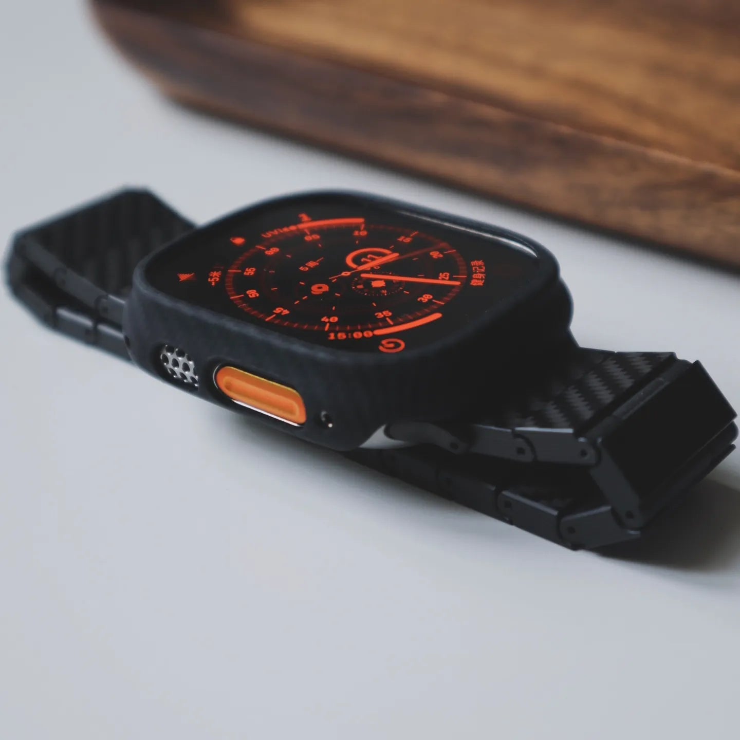 Aramid Fiber Apple Watch Case