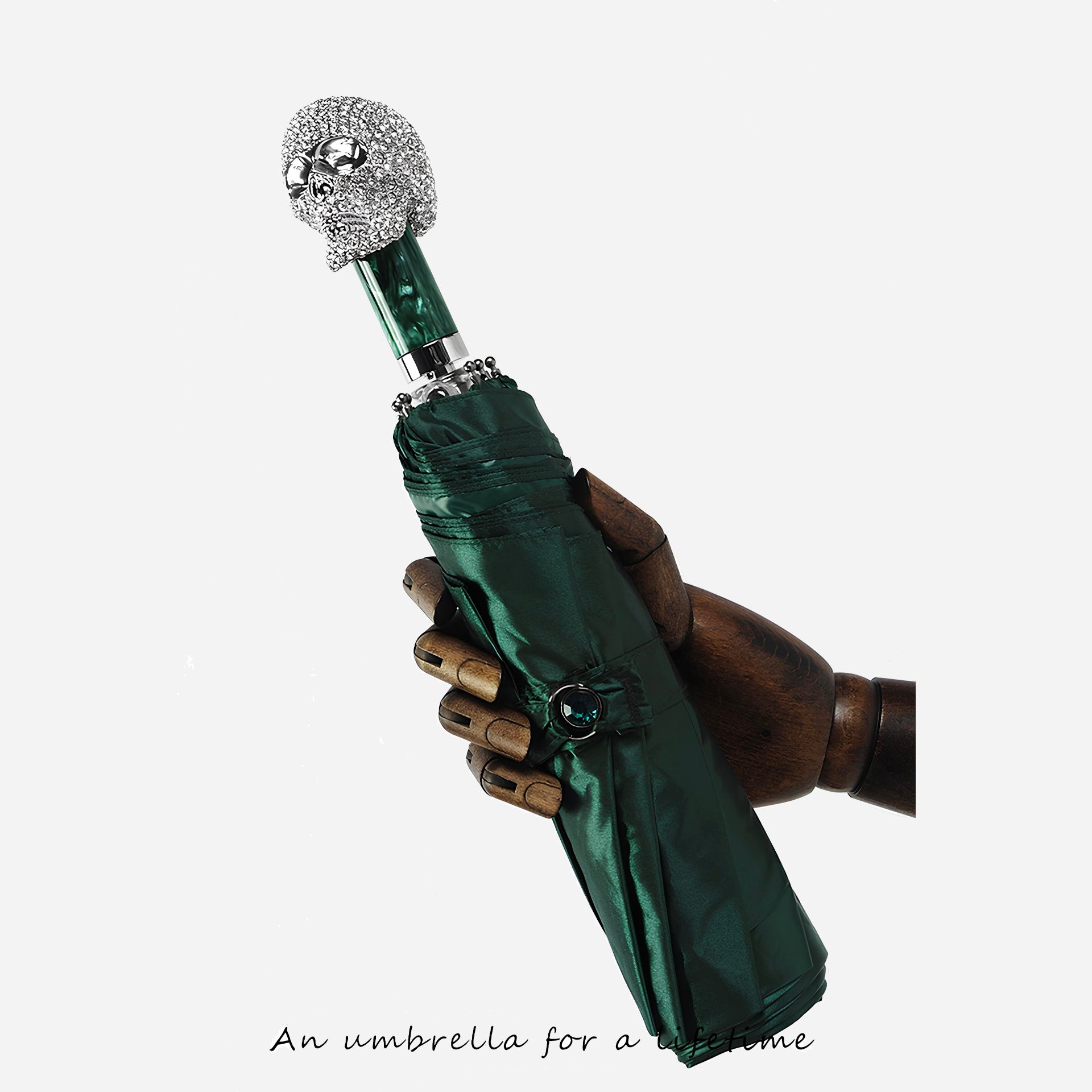 Premium Folding Umbrella with Diamond Handle