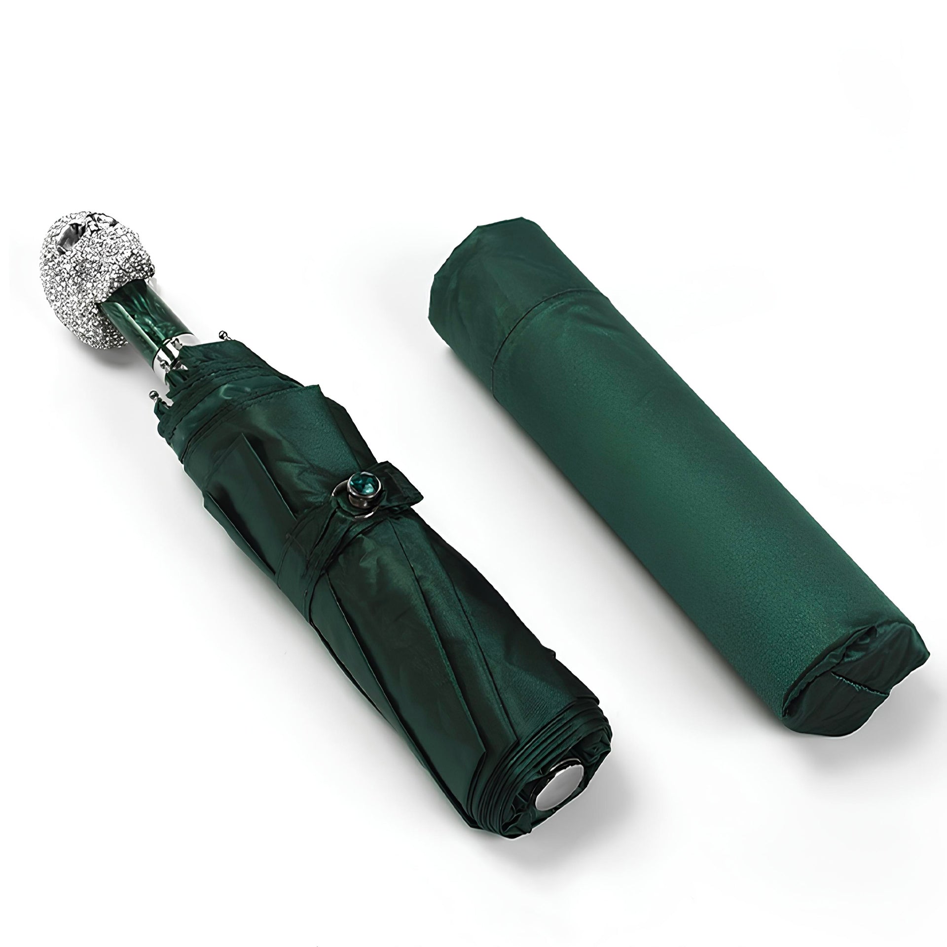 Premium Folding Umbrella with Diamond Handle