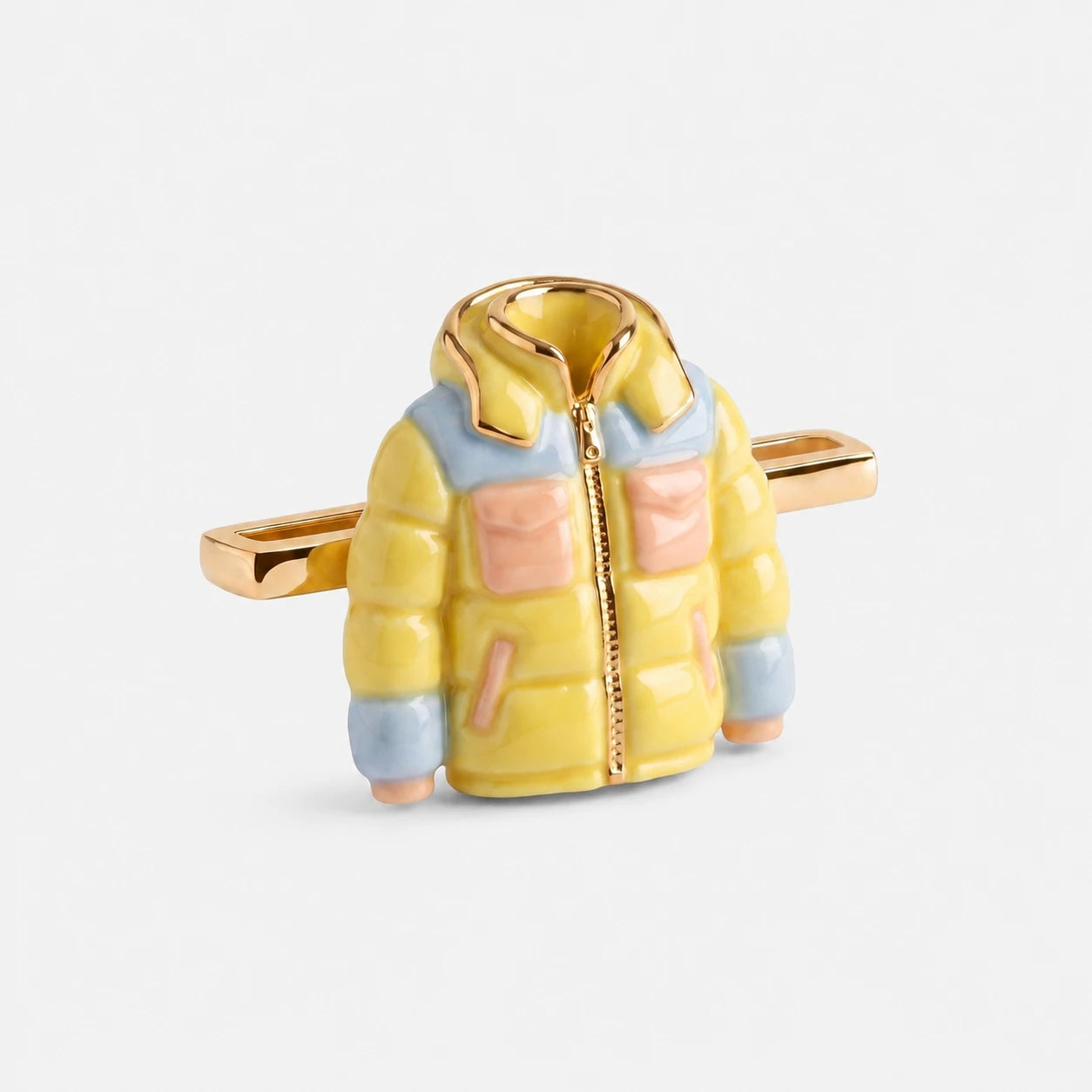 Winter Ski Whoop Charm