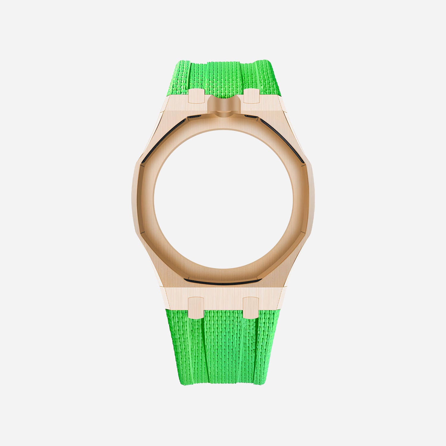 Rubber Strap & Case for AP x Swatch Royal Pop GREEN EIGHT