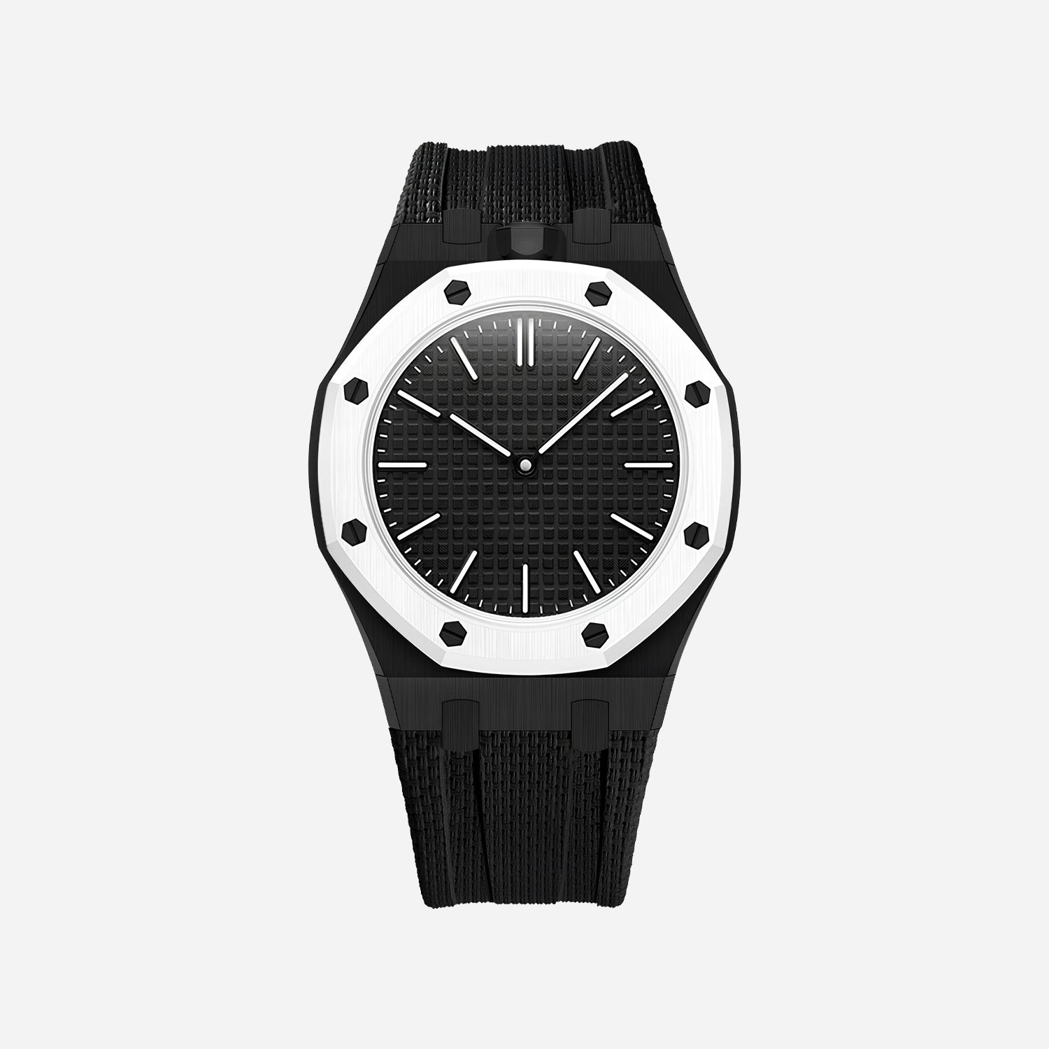 Rubber Strap & Case for AP x Swatch Royal Pop OCHO NEGRO