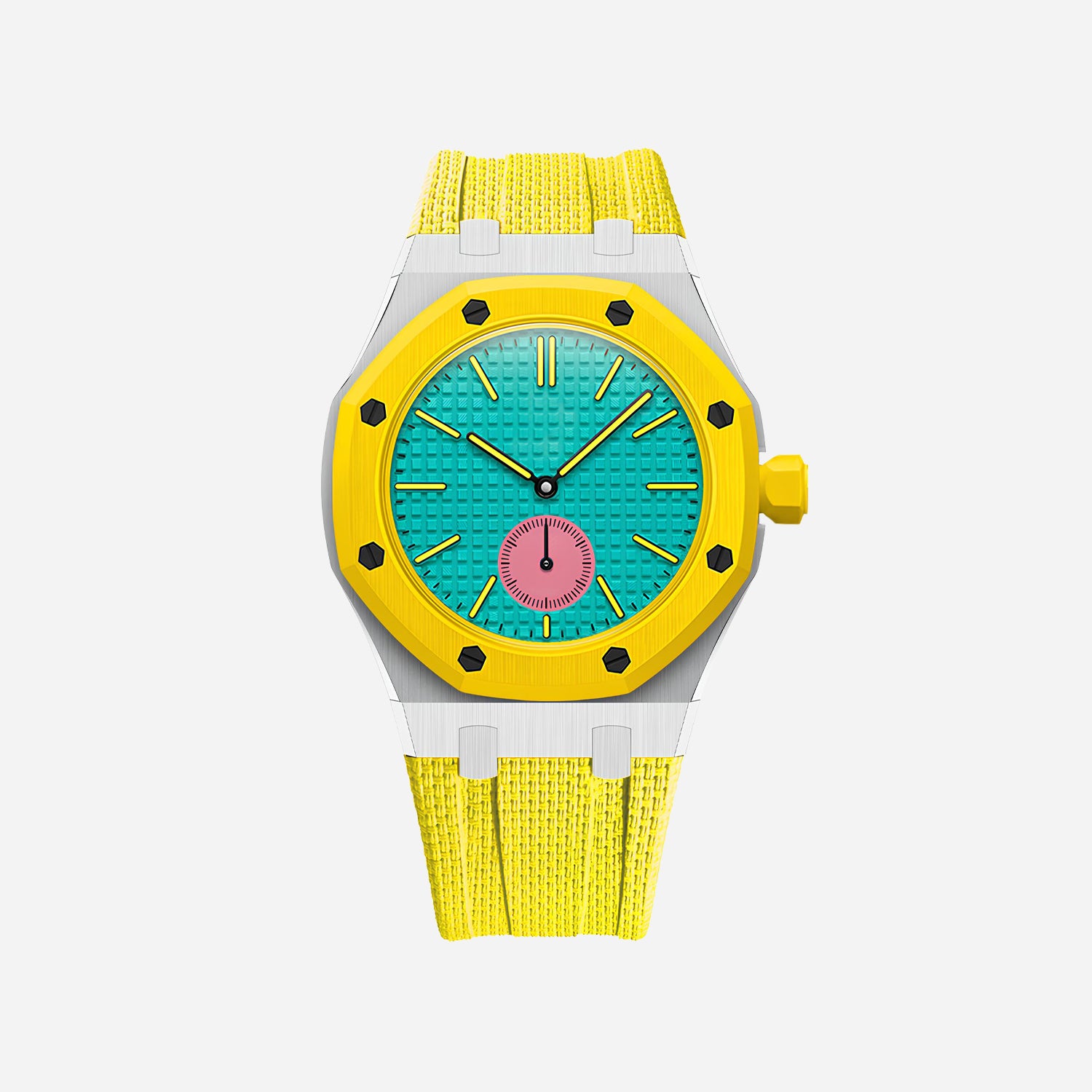 Rubber Strap & Case for AP x Swatch Royal Pop OTG ROZ