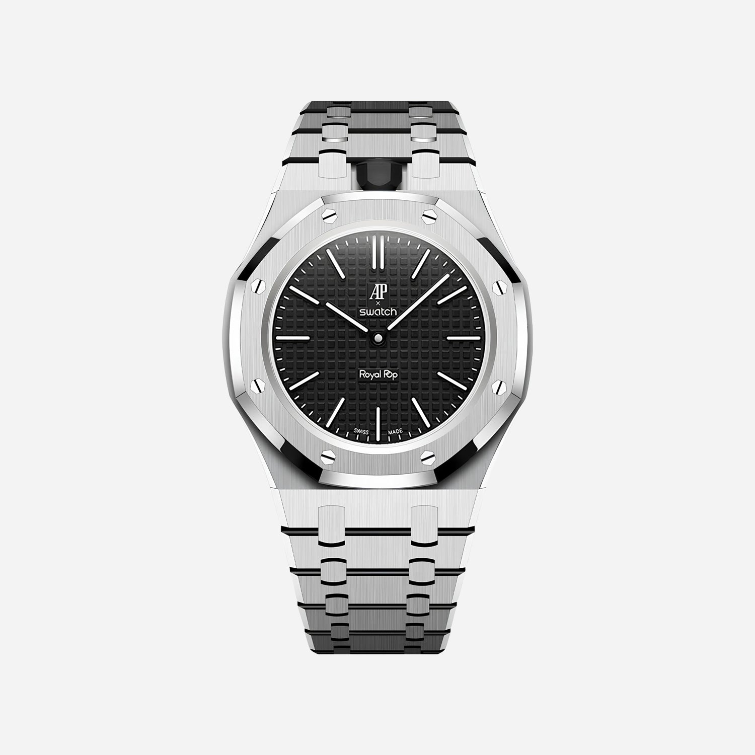 Stainless Steel Bracelet & Case for AP x Swatch Royal Pop