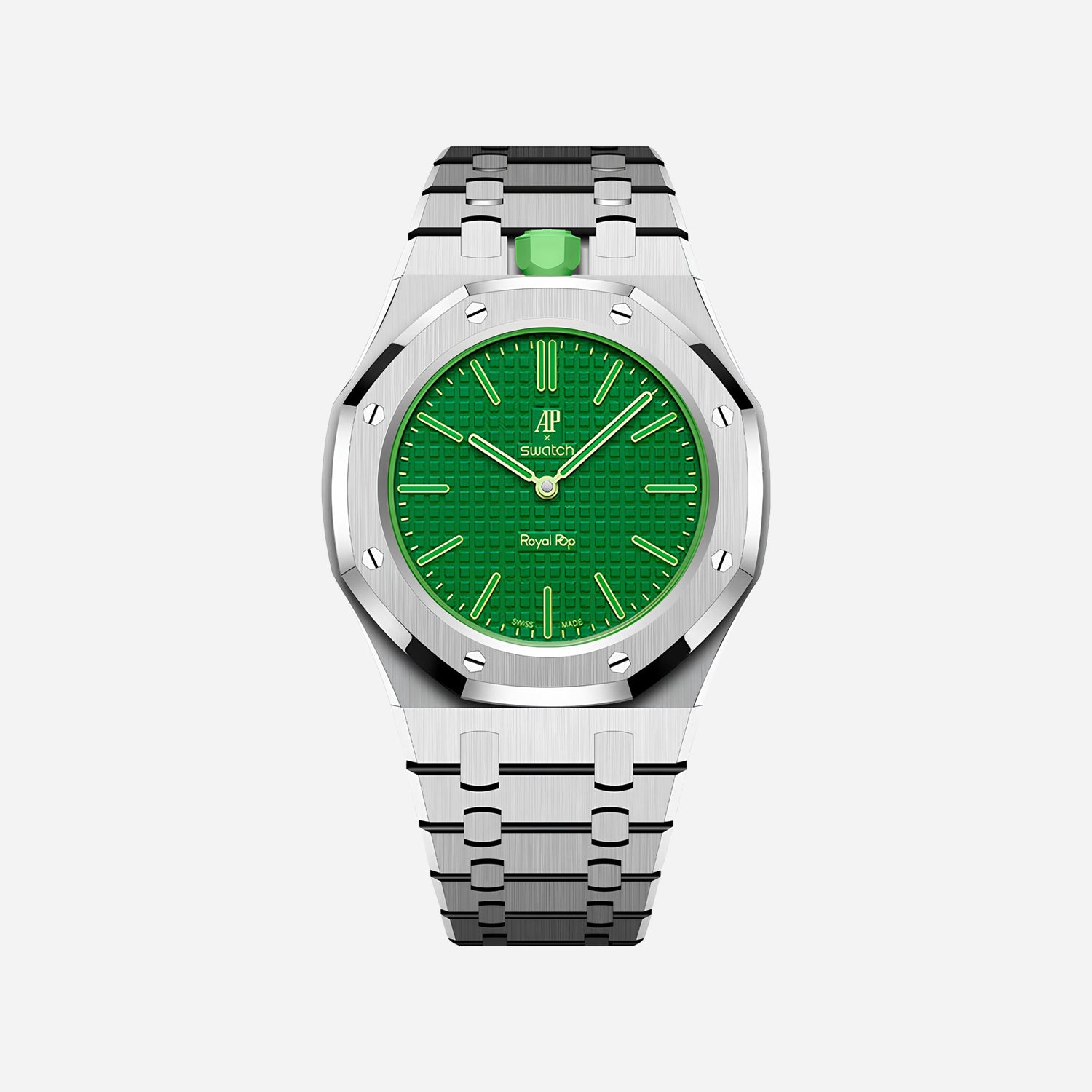 Stainless Steel Bracelet & Case for AP x Swatch Royal Pop