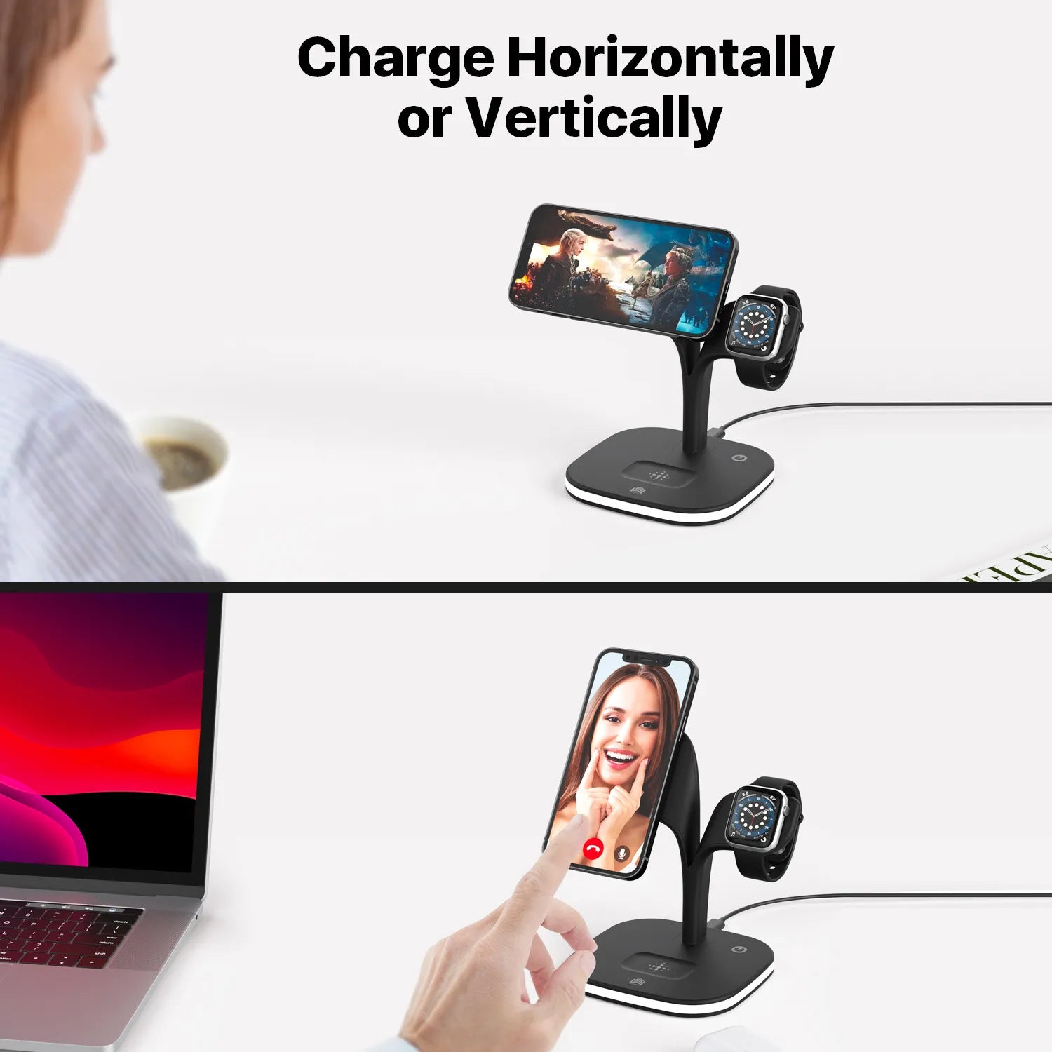4 in 1 Magnetic wireless charging station