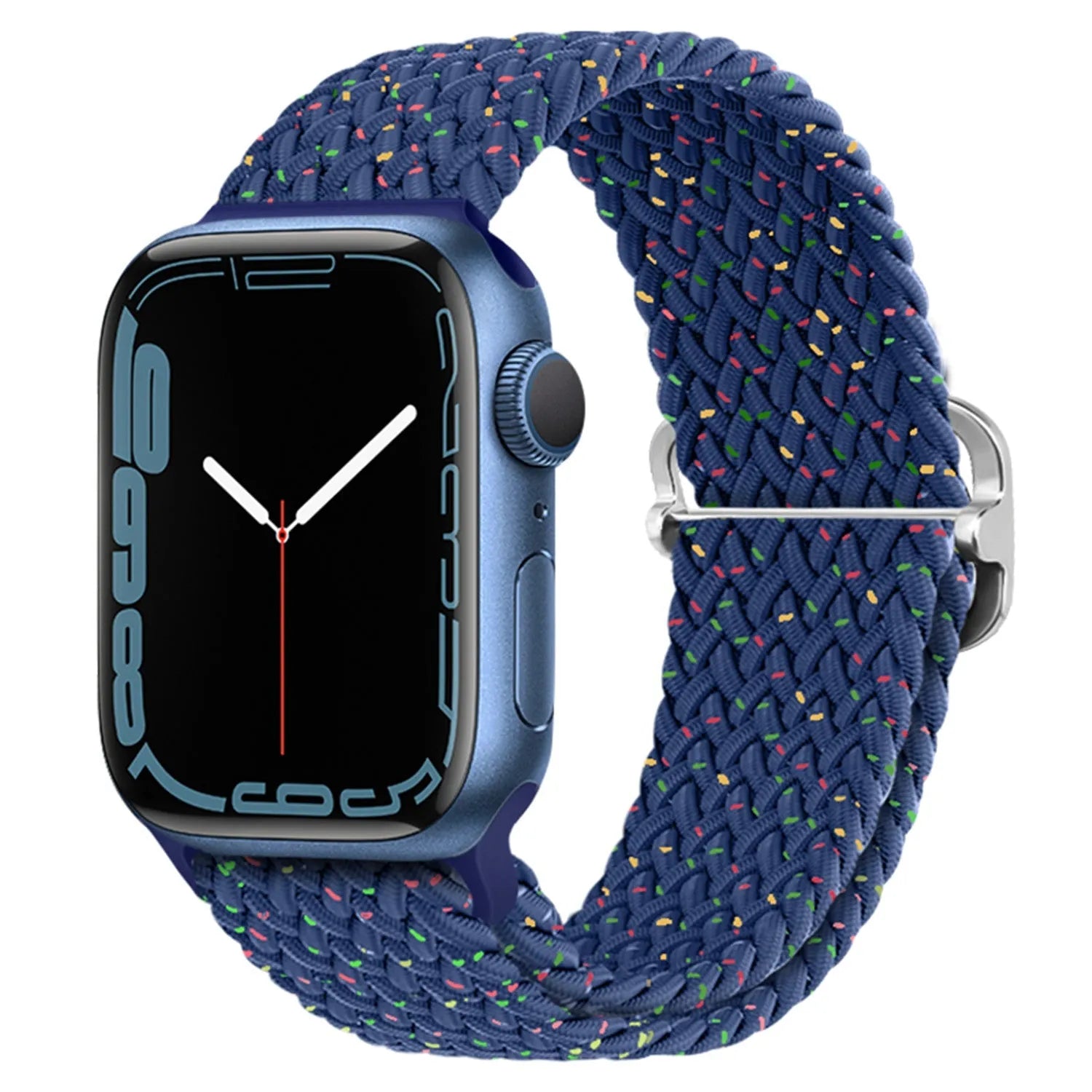 Adjustable Apple Watch Braided Loop#color_star blue