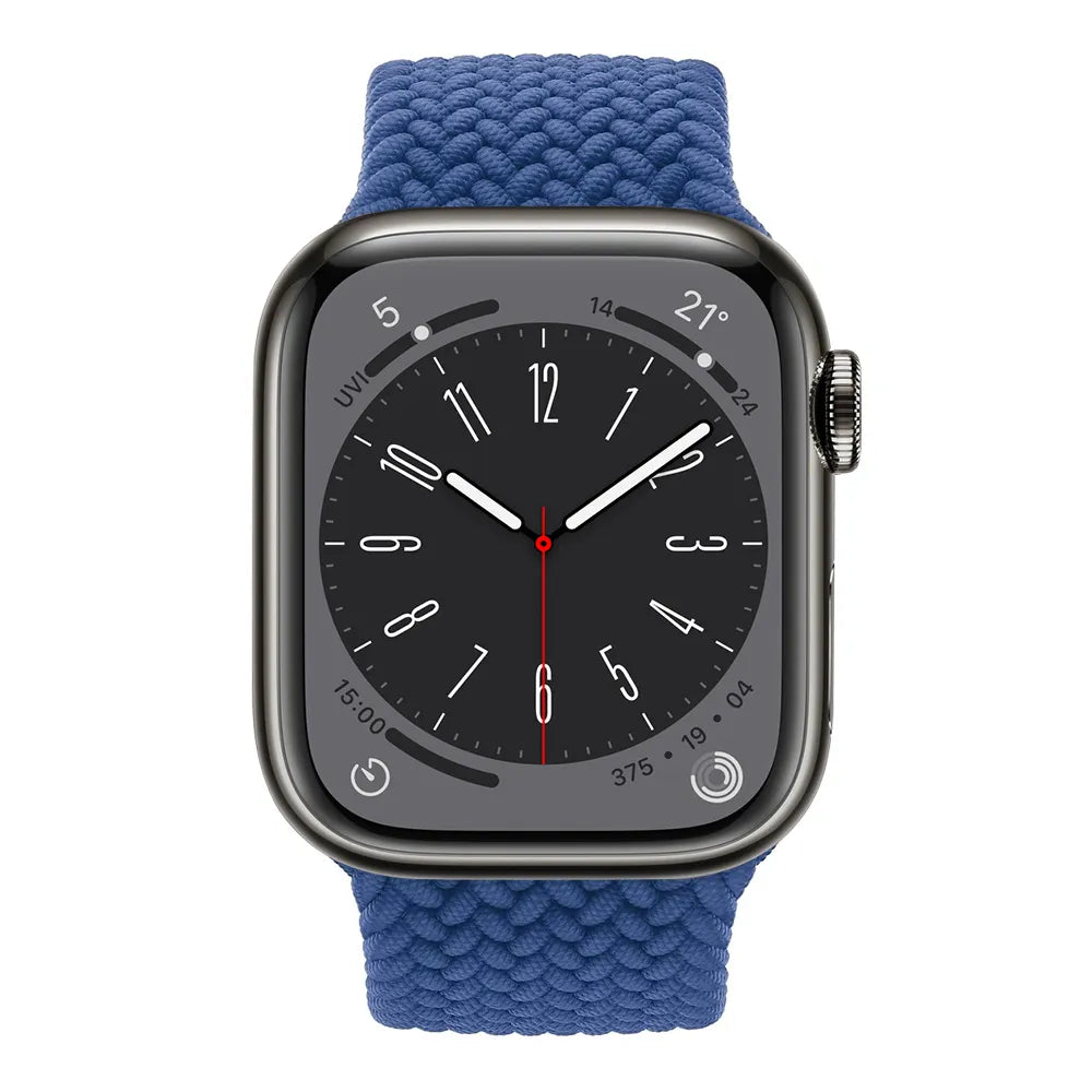 Apple Watch Braided Solo Loop - blue#color_blue