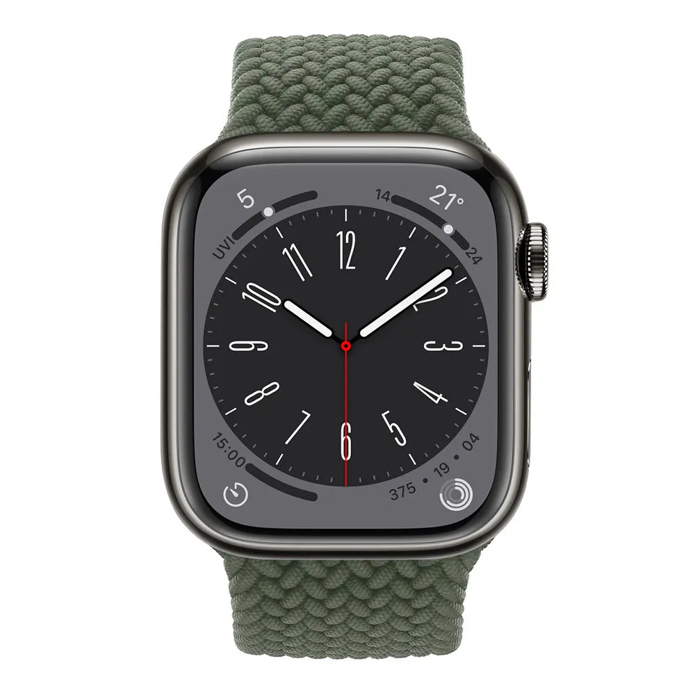 Apple Watch Braided Solo Loop - Olive#color_olive