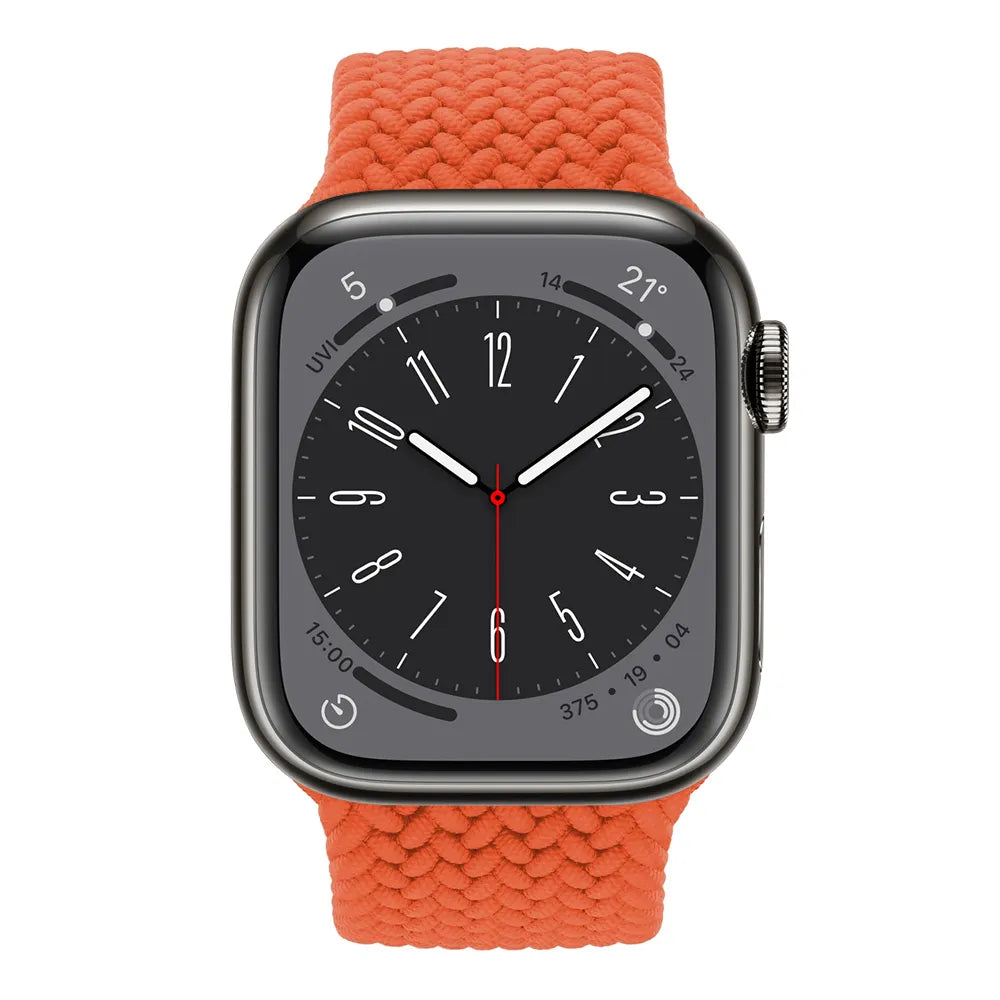 Apple Watch Braided Solo Loop - orange#color_orange