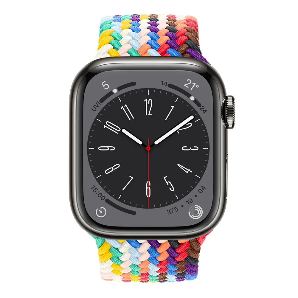 Apple Watch Braided Solo Loop - rainbow#color_rainbow