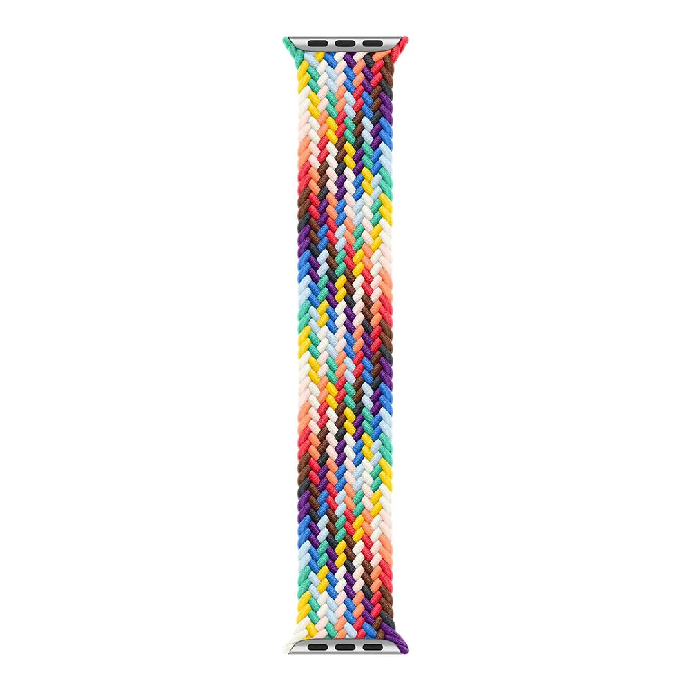 Apple Watch Braided Solo Loop - rainbow#color_rainbow
