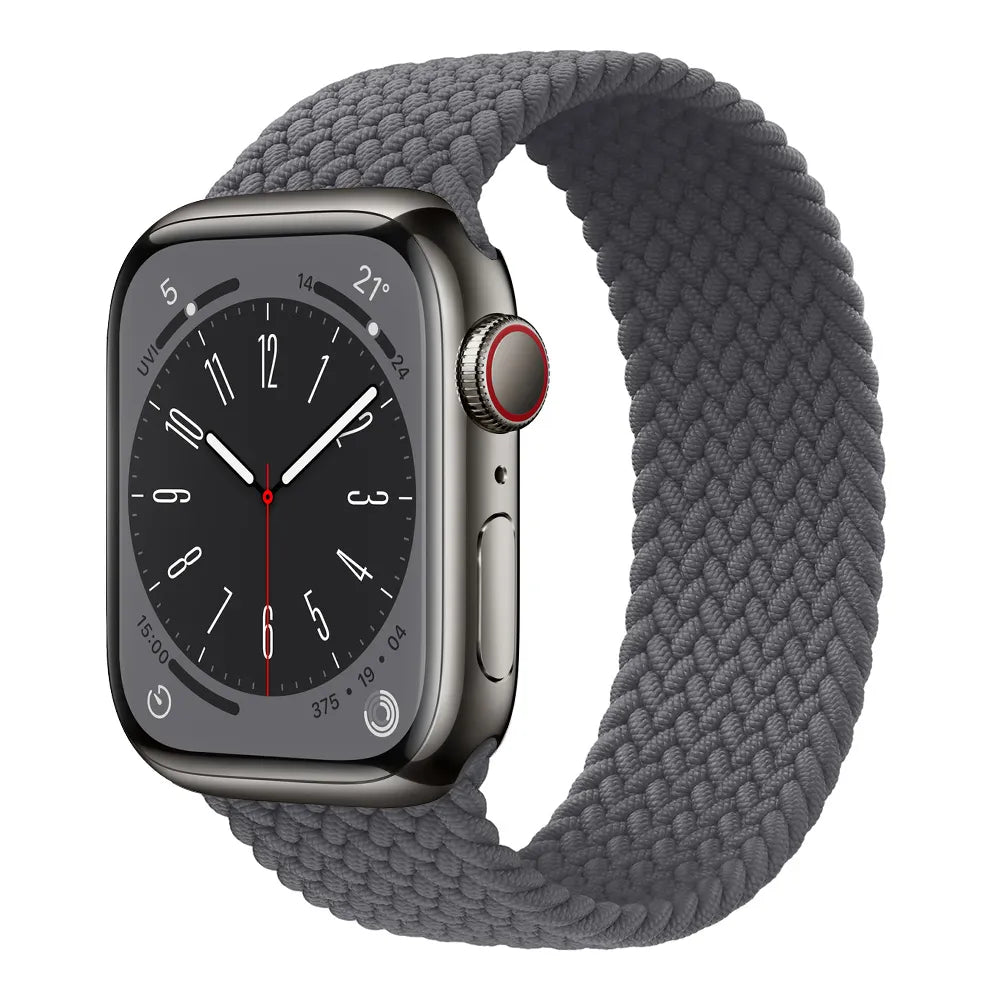 Apple Watch Braided Solo Loop - space gray#color_space gray