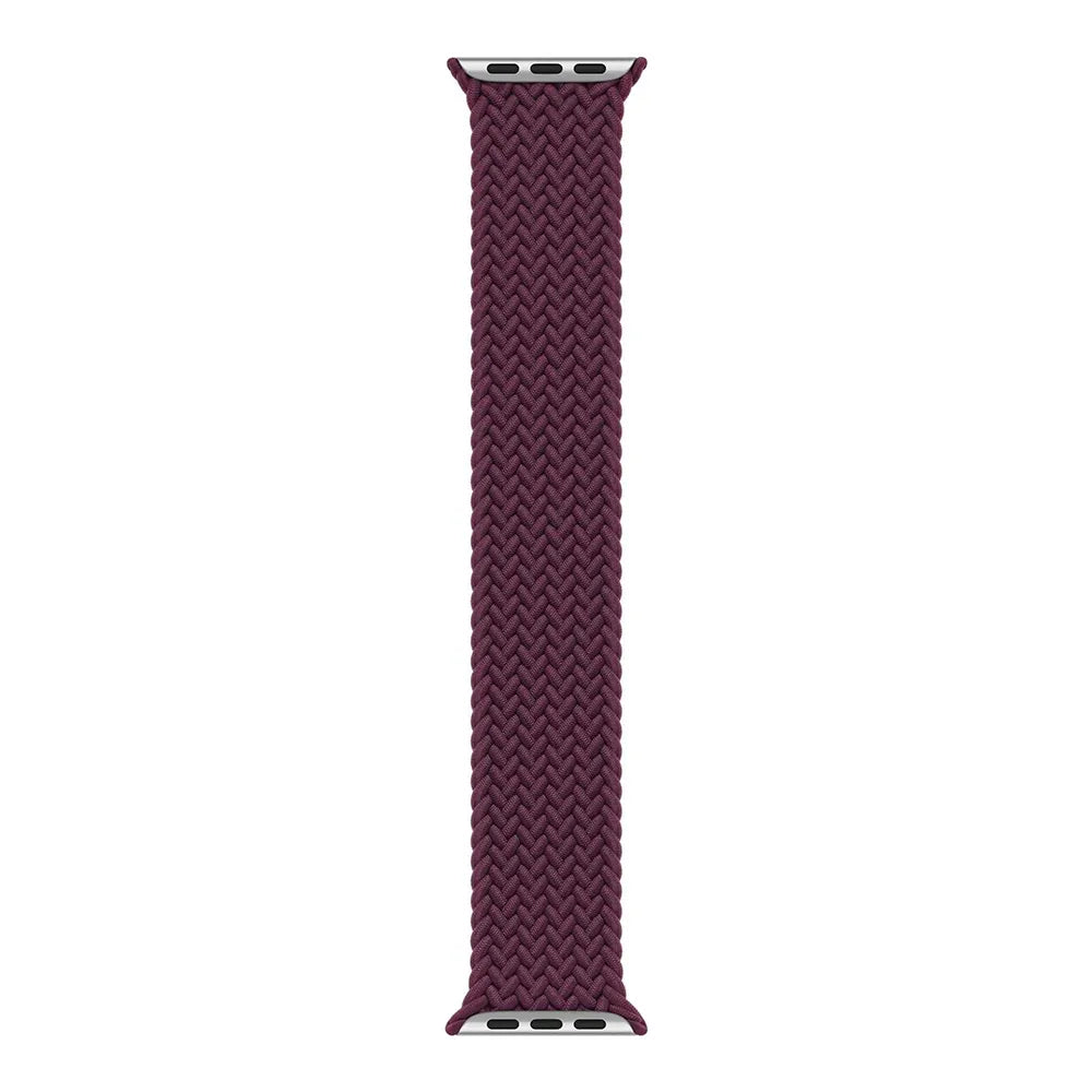 Apple Watch Braided Solo Loop - wine red#color_wine red